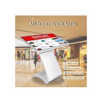 55" floor standing Samsung LCD touch screen advertising display kiosk 10 points touch panel interact thumbnail image