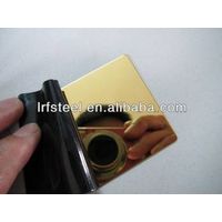 Color Stainless Steel / Gold-Ti/ GOLD TITANIUM/ TITANIUM plate / sheet thumbnail image