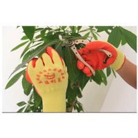 13g Nylon Latex Wrinkle Coated Household Rubber Gloves thumbnail image