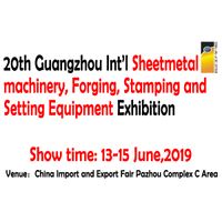 The 20th Guangzhou Int'l Sheetmetal machinery, Forging, Stamping and Setting Equipment Exhibition thumbnail image