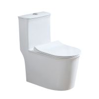 NEW BIG Pipeline One Piece Toilet Manufacturer, Sanitary Ware Toilet Wc With Cupc Certificate thumbnail image
