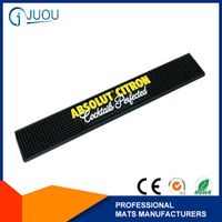 Eco-friendly pvc rubber custom bar mat with ABSOLUT logo thumbnail image