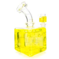 Glycerin coil bong freezable chilled smoking water pipe dab rigs cube bong thumbnail image