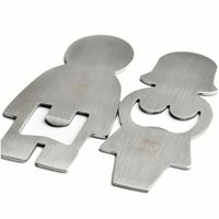 Man and Woman Stainless Steel Bottle Opener thumbnail image