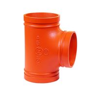 ductile iron pipe fitting pipe grooved tee equal reducing thumbnail image