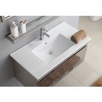 Bathroom different size thin rectangular ceramic wash hand cabinet basin thumbnail image