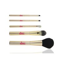 Makeup Brush Set With Gorgeous Designer Case - Includes 5 Professional Makeup Brushes Best Quality B thumbnail image