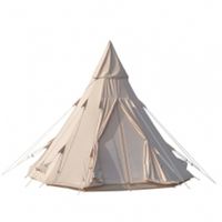 5m Canvas Teepee Tent    canvas tent waterproofing   Breathable Canvas Tent manufacturer thumbnail image