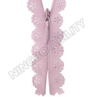 NO.3# Invisible Nylon Zipper Lace tape for Ladies Dress thumbnail image