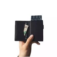 Custom Pop Up Card Holder Aluminum Case Travel Business Pop Up Credit Card Holder Case Pocket RFID S thumbnail image