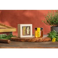 Wooden Gift box Honey from wild herbs & thyme, 120g thumbnail image