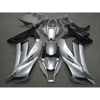 ninja zx-10r 2011 to 2015 abs fairing Silver Black body kit thumbnail image
