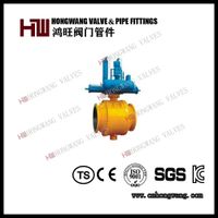 High Quality Carbon Steel Pneumatic Ball Valve Wcb Ball Valve with Pneumatic thumbnail image
