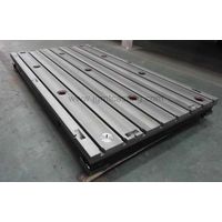 Cast Iron T Slotted floor plate with customization thumbnail image