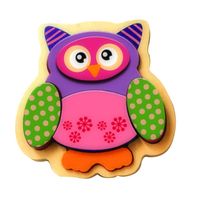 Wooden Owl Puzzle Toy for Kids and Children thumbnail image