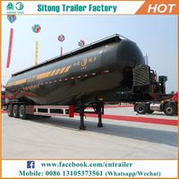 China factory direct cement trailers dry silo trailer bulk cement tank trailer thumbnail image
