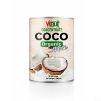 200ml Can Organic Coconut Milk for cooking 12-14% Fat UHT Gluten Free and Vegan Product with Halal thumbnail image