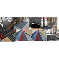 Ribbed Entrance Mat 3' x 5' Charcoal/Blue/Green/Red Pantone Color System thumbnail image