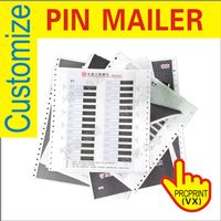 Pin mailers for bank ATM card pin code password Confidential envelopes thumbnail image