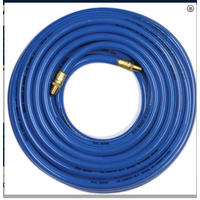 300 PSI PVC Air Hose 3/8" x 50' FT With 1/4" NPT Brass End Fit Blue thumbnail image