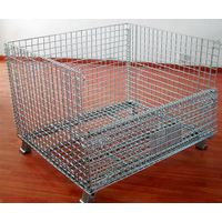 Collapsible Steel Storage Wire Mesh Container thumbnail image