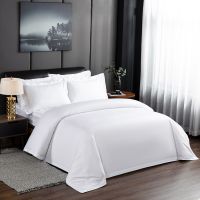 Polyester Soft Brushed Microfiber Fabric bed sheet linens 4pcs Per Set 90gsm Bedsheets Bedding Set thumbnail image