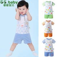 New Striped Summer Baby Sets Boy Girl 100%Cotton Short Sleeve Baby T-shirt Shorts Suits Toddler Newb thumbnail image