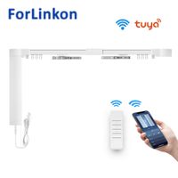 Tuya WiFi Curtain Motor with Customized Electric Curtains Track, Smart Life App & RF Remote work wit thumbnail image