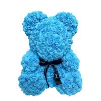 40cm Red Teddy Rose Bear Plush Flower Dolls Artificial Toy Christmas Gifts for Women thumbnail image