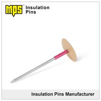 aluminum foil faced insulation Cup head weld pins with paper washer thumbnail image