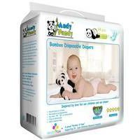 Andy Pandy-Size Small (6-16lbs)-Premium Bamboo Disposable Diapers-Give the Best To Your Baby & Be Go thumbnail image