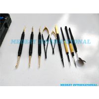 Dental Micro Oral Surgery Instruments Kit Rotatable Scalpel Handle Probe 13 Pcs thumbnail image