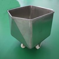 200L 300L 304 stainless steel meat truck meat trolley cart for food factory thumbnail image