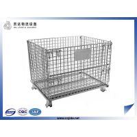 Hot sale OEM special galvanized Wire Mesh Storage Cage container with wheels thumbnail image