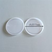 75mm transparent round plastic lids plastic caps for cans thumbnail image