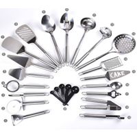 20 Piece Best Quality Cooking Stainless Steel Classic Kitchen Gadgets With Stand thumbnail image