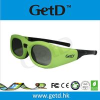 Cheap 3D Glasses Active Shutter Converter Support Shutter Glasses Cinema Battery Rechargeale GT610 thumbnail image