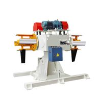Double heads uncoiler machine metal sheet decoiler electrical machinery with motor power and speed c thumbnail image