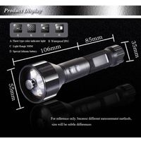 HD720P water proof flashlight camera recorder with 8GB thumbnail image