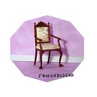 miniature furniture Mahogany Occasional Arm Chair thumbnail image