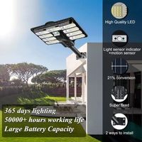 High Lumen solar panel led light outdoor solar lighting with solar panel lamp with remote control thumbnail image