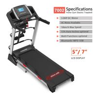 3HP Motor Semi Commercial Electric Folding Treadmill Machine for Home Fitness Multi function thumbnail image