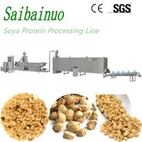 Tvp Tsp Textured Soya Protein Processing Line Soy Chunks Making Machine thumbnail image
