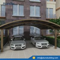 Aluminum Polycarbonate Carport Canopy With Modern Design thumbnail image