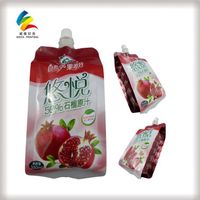 water beverage fruit juice stand up pouch with cap spout liquid thumbnail image