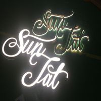 Acrylic outdoor light up letters / lighted sign letters / led letter lights sign thumbnail image