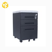 Colorful Office Equipment for A4 Steel File Cabinet 3 Drawer Mobile Pedestal thumbnail image