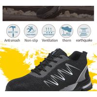 young fashion flywoven mesh upper safety shoes 909 thumbnail image