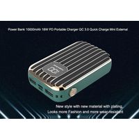 Power Bank 10000mAh 18W Pd Portable Charger QC 3.0 Quick Charge Mini External thumbnail image