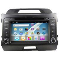 Rungrace Quad Core 16GB Android 4.4.4 Double DIN Car Stereo with DVD GPS Navigation Radio for KIA Sp thumbnail image